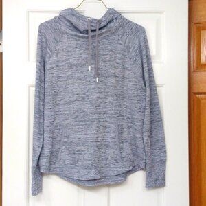 ATHLETA GRAY AND BLACK LONG SLEEVE HOODIE SIZE XL